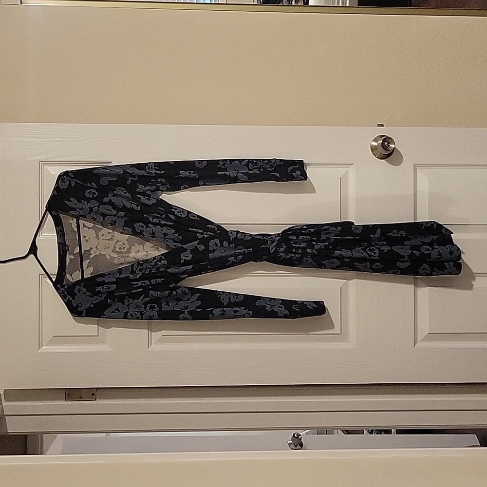 Ann Taylor Floral Wrap Dress